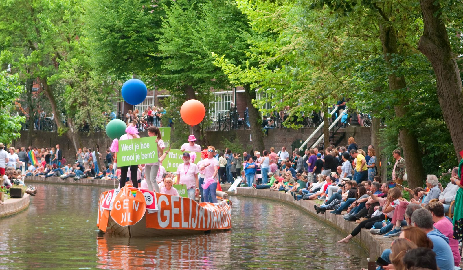 Apostolisch Genootschap tijdens Canal Pride in Utrecht (2018)